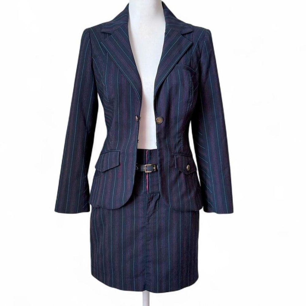 SOLD Guess Skirt Blazer Suit Set
